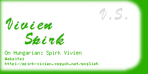 vivien spirk business card